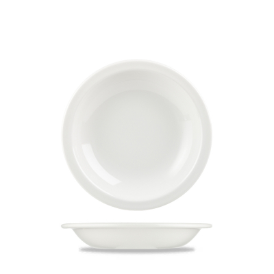 CHURCHILL SUPER VITRIFIED WHITE NOVA SOUP BOWL 17.3OZ