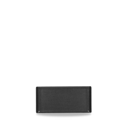 CHURCHILL ALCHEMY BUFFET TRAY MELAMINE BLK 30X14.5CM ZPLMRT1