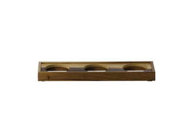 CHURCHILL ALCHEMY BUFFETSCAPE 3 BOWL PLATFORM ZCAWTBPP1