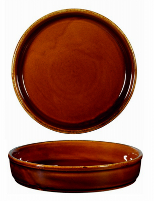 CHURCHILL ART DE CUISINE RUSTICS SIMMER BROWN MEZZE DISH 19.4OZ
