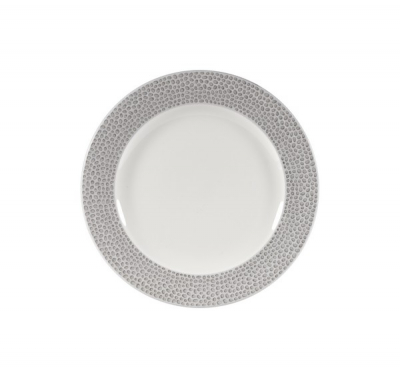 CHURCHILL SUPER VITRIFIED ISLA SHALE GREY PLATE 8.3Inch