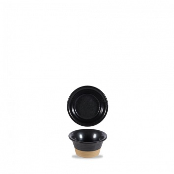 CHURCHILL ART DE CUISINE IGNEOUS BLACK RAMEKIN 1.4OZ