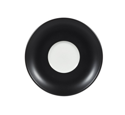 CHURCHILL ART DE CUISINE MENU SHADES ASH BLACK SAUCER 6.1Inch