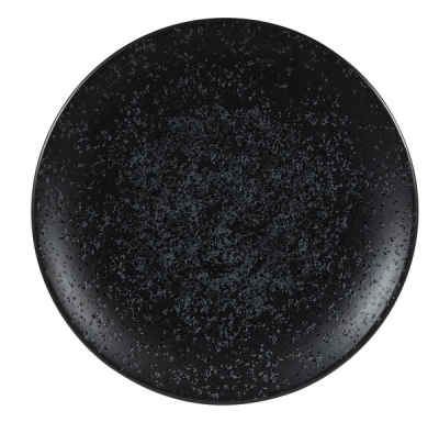 CHURCHILL ART DE CUISINE MENU SHADES CALDERA ASH BLACK COUPE PLATE 6.1Inch