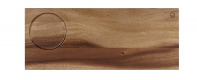 CHURCHILL ACACIA LARGE SERVING BOARD WOOD 41X16.5CM ZCAWLWSB1