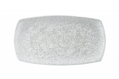 CHURCHILL ART DE CUISINE MENU SHADES CALDERA CHALK WHITE PLATE 14X7.4Inch