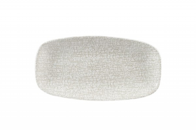 CHURCHILL SUPER VITRIFIED STUDIO PRINTS BRECCIA AGATE OBLONG PLATE 14X7.4Inch