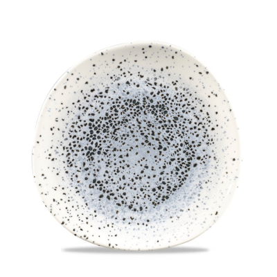 CHURCHILL SUPER VITRIFIED STUDIO PRINTS MINERAL BLUE ORGANIC PLATE 8.3Inch