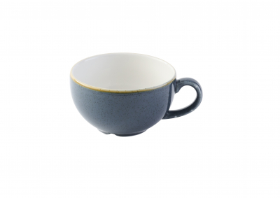 CHURCHILL STONECAST BLUEBERRY CAPPUCCINO CUP 8OZ