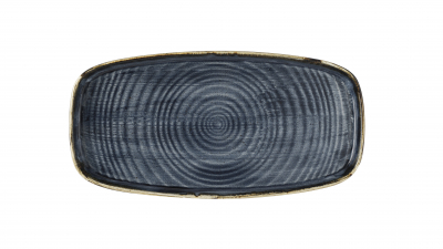 CHURCHILL STONECAST BLUEBERRY OBLONG CHEFS PLATES 11X5Inch