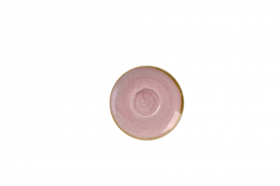 CHURCHILL STONECAST PETAL PINK CAPPUCCINO SAUCER 6.25Inch