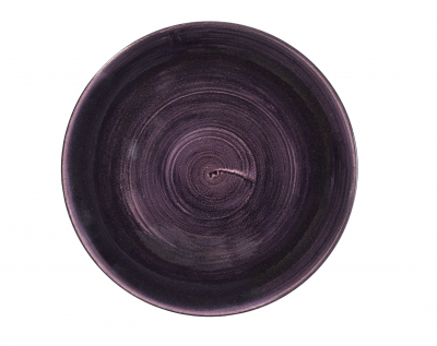 CHURCHILL STONECAST PATINA PURPLE EVO COUPE PLATE 11.25Inch