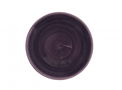 CHURCHILL STONECAST PATINA PURPLE EVOLVE COUPE PLATE 8.6Inch