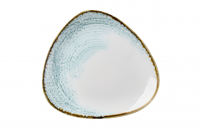 CHURCHILL HOMESPUN ACCENTS AQUAMARINE LOTUS PLATE 10Inch
