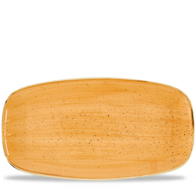 STONECAST TANGERINE CHEFS' OBLONG PLATE NO. 4 35.5 X 18.9
