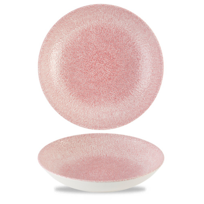 RAKU ROSE QUARTZ PINK COUPE BOWL 40OZ