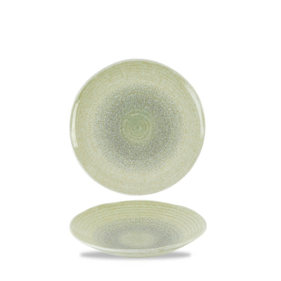HARVEST GRAIN SPECKLED GREEN ORGANIC COUPE BOWL 15OZ