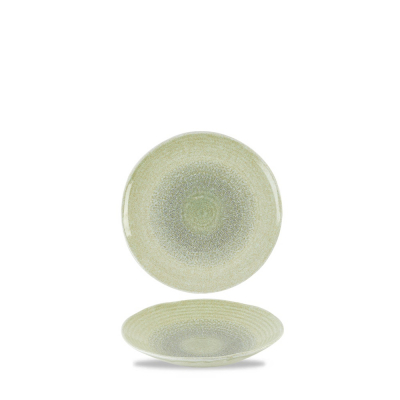 HARVEST GRAIN SPECKLED GREEN ORGANIC COUPE BOWL 11OZ