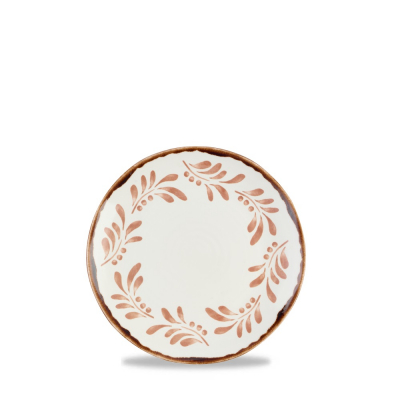 HARVEST MEDITERRANEAN TERRACOTTA ORGANIC COUPE PLATE