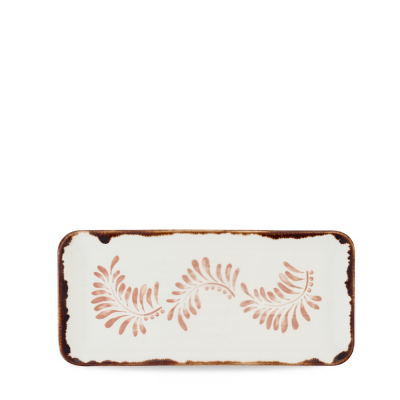 HARVEST MEDITERRANEAN TERRACOTTA RECTANGULAR PLATE