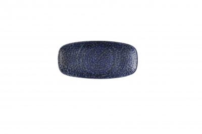HOMESPUN CHROMA TWILIGHT CHEFS OBLONG PLATE 10.6InchX5Inch