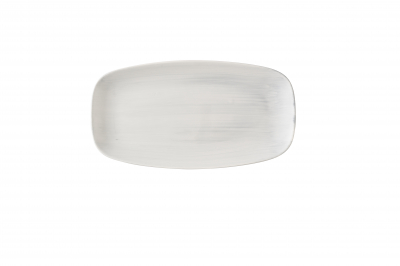 STONECAST CANVAS GREY CHEFS OB LONG PLATE 11 3/4X6Inch