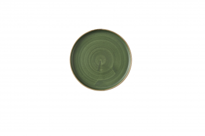 STONECAST SORREL GREEN WALLED PLATE 8.25Inch
