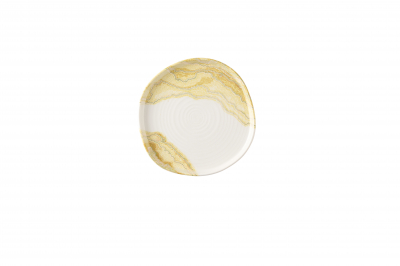 TIDE GOLD ORGANIC WALLED PLATE 8 1/4Inch