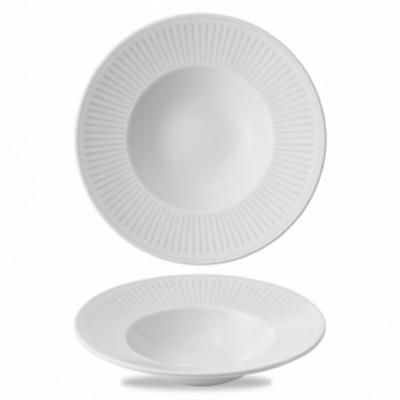 CHURCHILL ERA GREY PROFILE WIDE RIM BOWL MED 9.4Inch