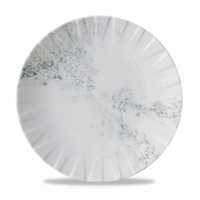 CHURCHILL SMOKE GREY COUPE PLATE 10 3/4Inch