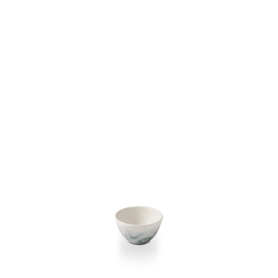 TIDE BLACK CONTOUR DIP POT 7CM 2 3/4Inch 6CL 2OZ H:4CM