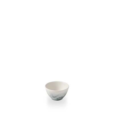 TIDE BLACK CONTOUR DIP POT 8.5CM 3 3/8Inch 11CL 4OZ H:5CM