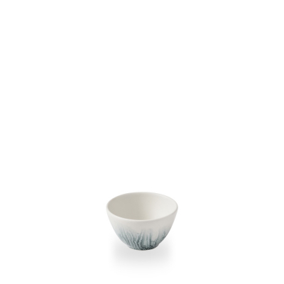 TIDE BLACK CONTOUR DEEP BOWL 10.2CM 4Inch 24CL 8.4OZ H:6CM