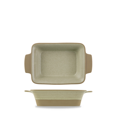 CHURCHILL ART DE CUISINE IGNEOUS NATURAL RECTANGULAR DISH 17OZ