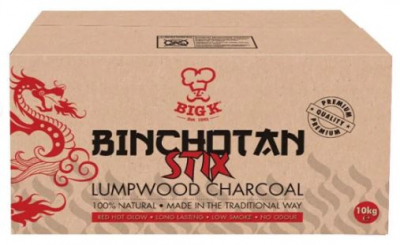 BIG K BINCHOSTIX LUMPWOOD CHARCOAL 10KG