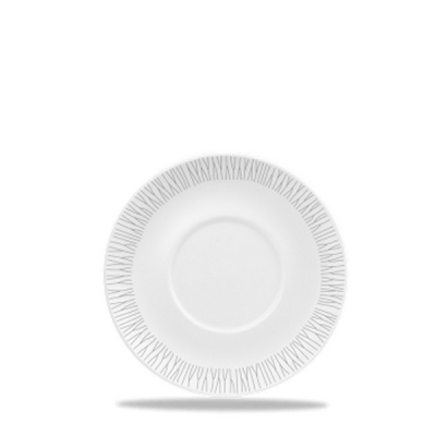 CHURCHILL SUPER VITRIFIED BAMBOO WHITE BOWL STAND 6Inch