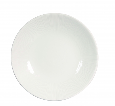 CHURCHILL SUPER VITRIFIED STUDIO PRINTS BAMBOO DEEP COUPE PLATE 11Inch X12