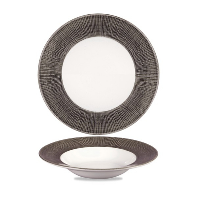 CHURCHILL BAMBOO WIDE RIM BOWL 9 1/2Inch DUSK X12 DUBALWBM1
