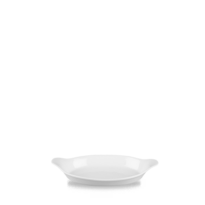 CHURCHILL COOKWARE OVAL EARED DISH 9OZ SMALL WHCWSOEN1