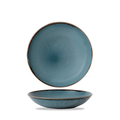 DUDSON HARVEST BLUE COUPE BOWL 40OZ