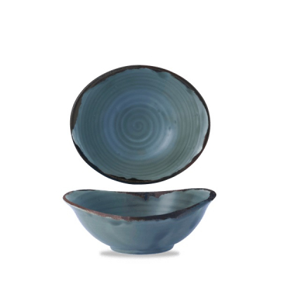 DUDSON HARVEST BLUE DEEP BOWL 18OZ