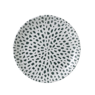 DUDSON TERRAZZO GREEN COUPE PLATE 8.5Inch