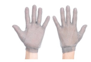 CHAINMAIL GLOVE LARGE SILVER AC01 PACK OF 48