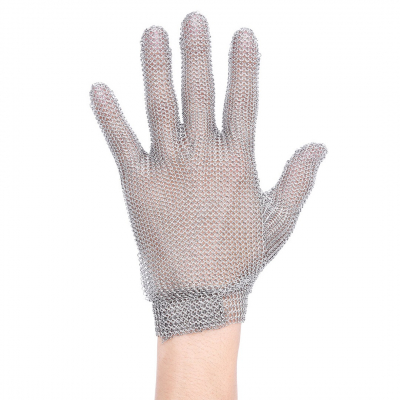 CHAINMAIL GLOVE MEDIUM SILVER AC01