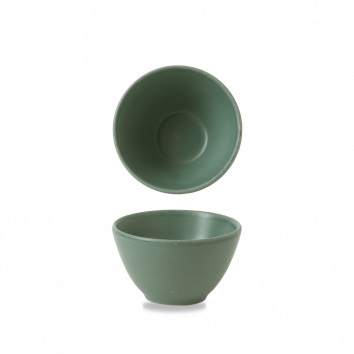 CHURCHILL SUPER VITRIFIED NOURISH ANDORRA GREEN DEEP BOWL 8.4OZ