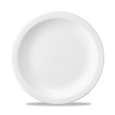 CHURCHILL SUPER VITRIFIED WHITE NOVA PLATE 10Inch
