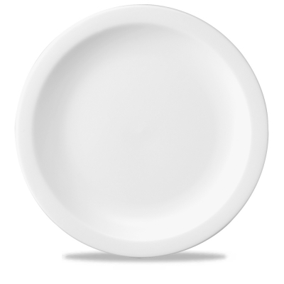 CHURCHILL SUPER VITRIFIED WHITE NOVA PLATE 12Inch