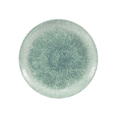 CHURCHILL SUPER VITRIFIED STUDIO PRINTS RAKU JADE GREEN COUPE PLATE 8.3Inch