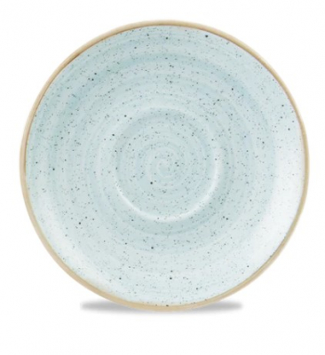 CHURCHILL SUPER VITRIFIED STONECAST DUCK EGG BLUE SAUCER 6.1Inch