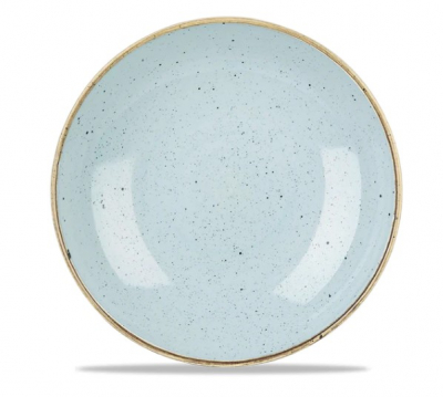 CHURCHILL SUPER VITRIFIED STONECAST DUCK EGG BLUE COUPE PLATE 6.5Inch